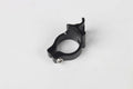 Black aluminium alloy vehicle clamp ring with 28.6mm internal diameter for automotive hoses and pipes