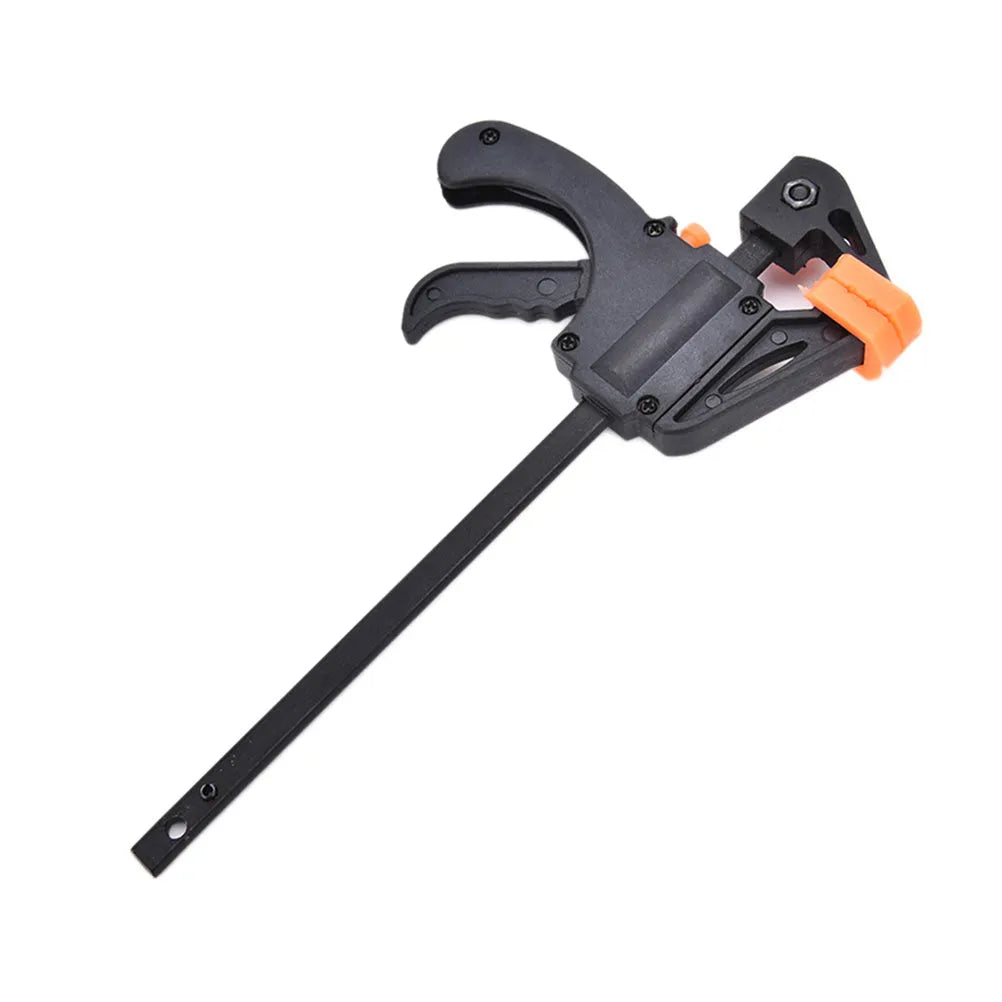 4 inch woodworking F clip in plastic and carbon steel for board clamping and fixing