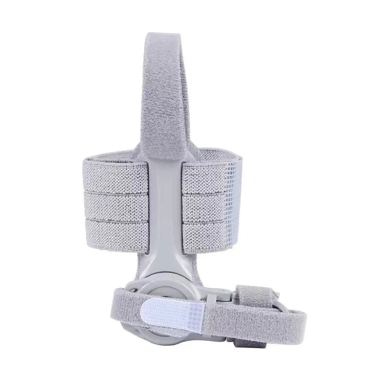 TPR thumb valgus brace toe overlap corrector in average size for adults and children, grey or white style