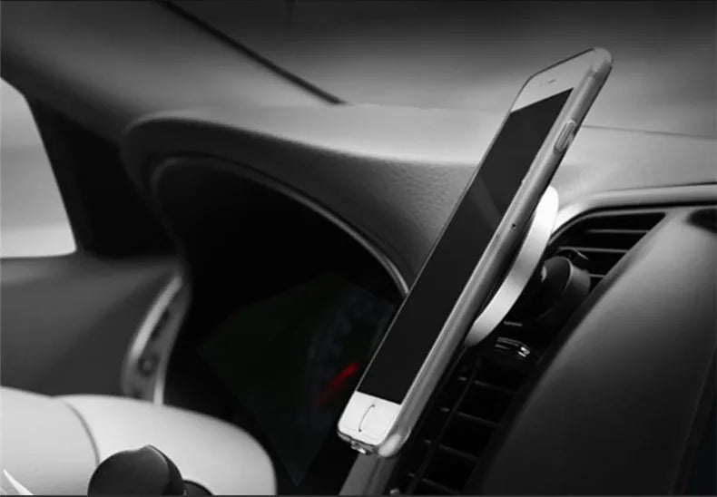 W5 car magnetic wireless charger with USB interface and QI standard, 1000mA output