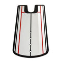 White golf putter posture correction mirror, 31cm long and 15cm wide, for putting practice