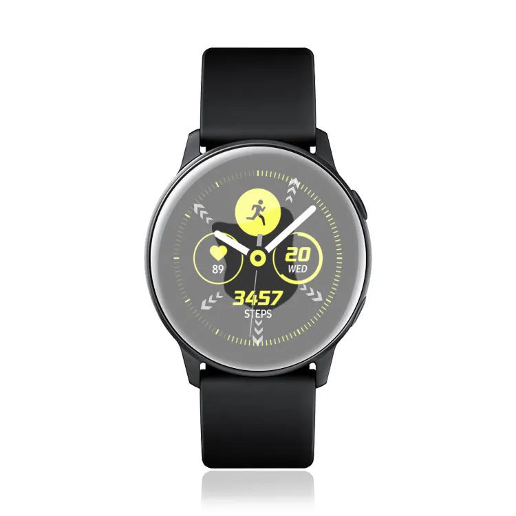 Samsung Galaxy Watch Active tempered glass screen protector with transparent finish