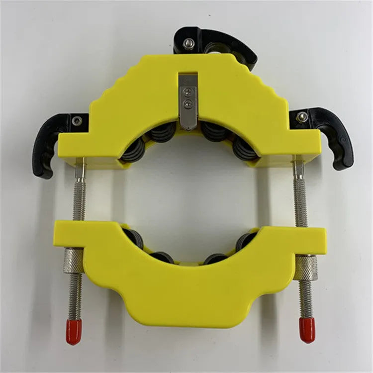Yellow DIY bottle cutter tool for cutting glass wine and beer bottles