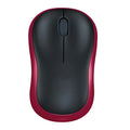 Wireless USB mouse with 1200dpi optical resolution, 3 buttons, ≤100mm size, 185/186 styles, Blue Grey Red colours
