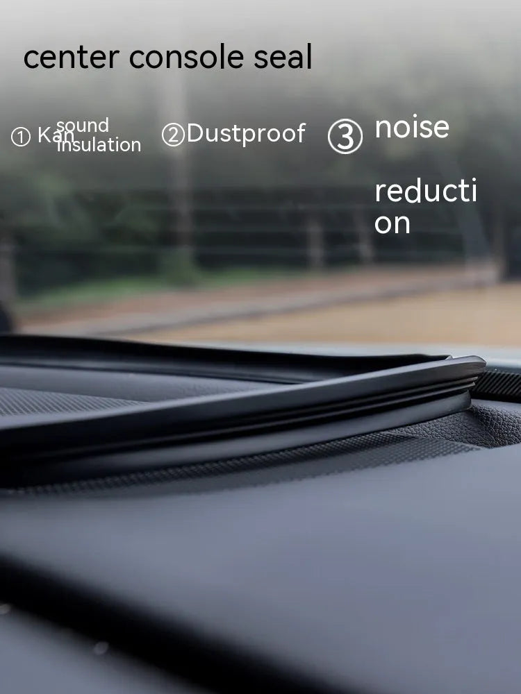 Outlander dashboard seal strip showing 1.6 metre length of silicone material for centre console installation