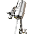 Faucet water filter with stainless steel and ceramic filter, terminal purification, 150L/h, silver filter element