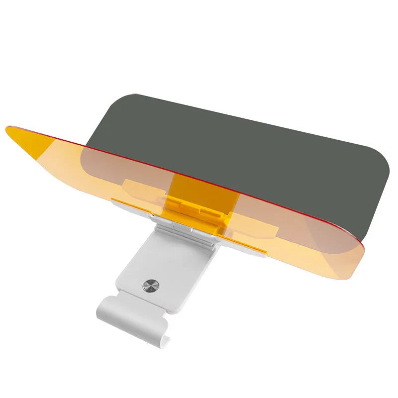 Dual-purpose anti-high beam goggles car sun visor with telescopic installation and acrylic lenses