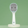 UVC sterilization pet grooming comb for cats and dogs, 25.8 x 9.8 x 5.5cm, dark green, grey, light green