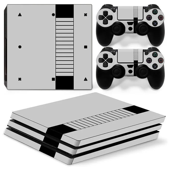 PS4 Pro sticker decal wrap with five style options for game machine console