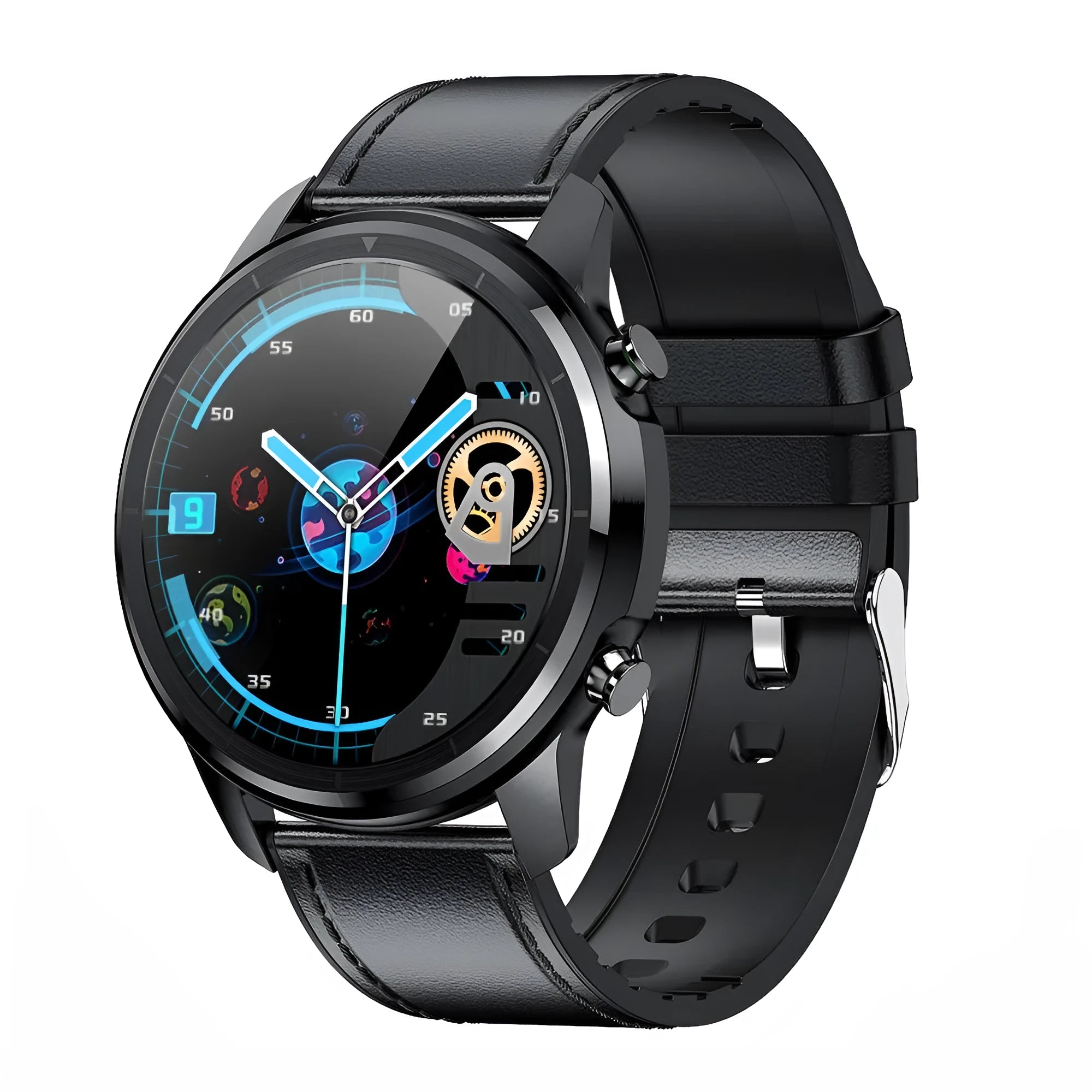 LEMFO LF26 smart bracelet showing 1.3-inch colour screen and available in five colour combinations