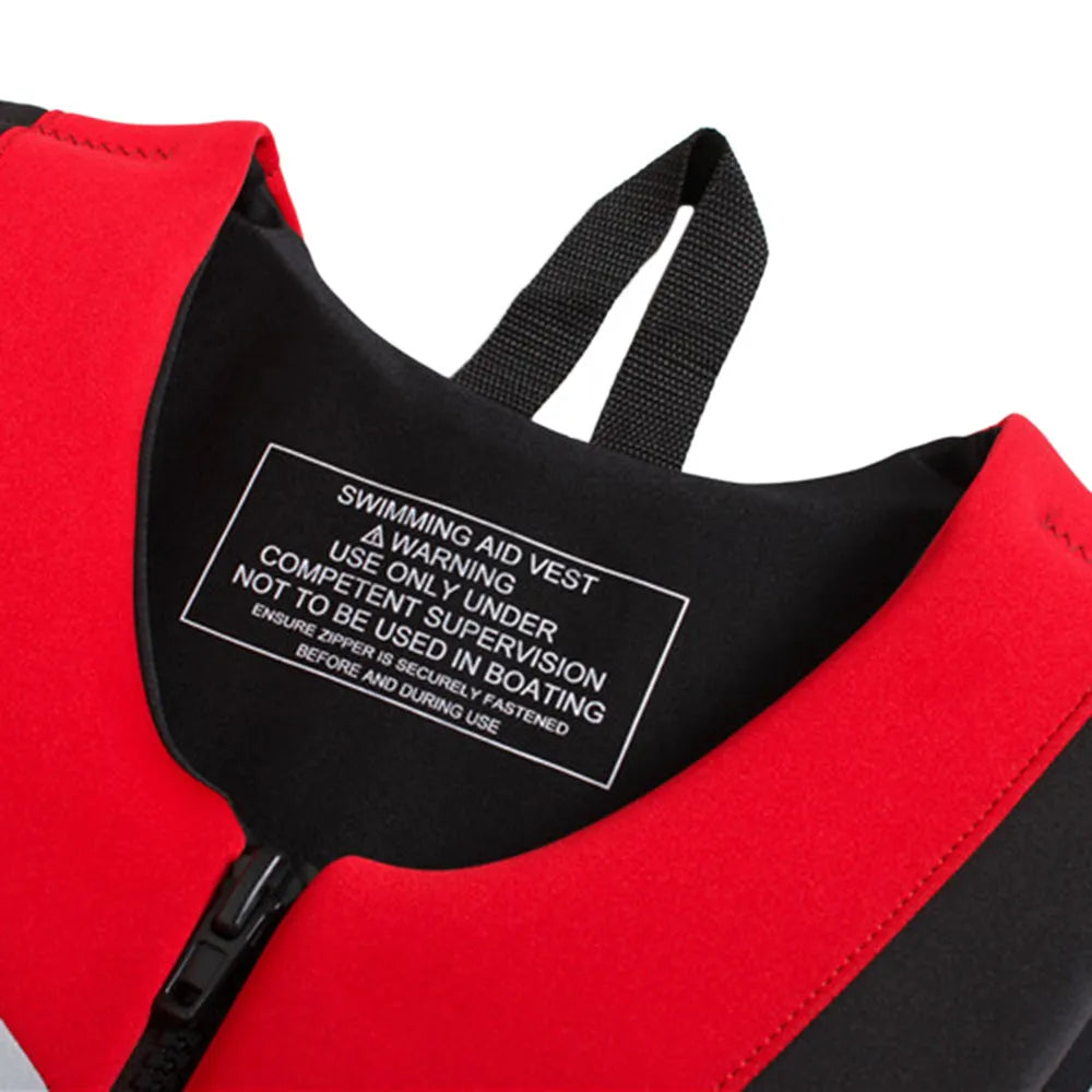 Professional life jacket thickened buoyancy neoprene red orange green S-XXL