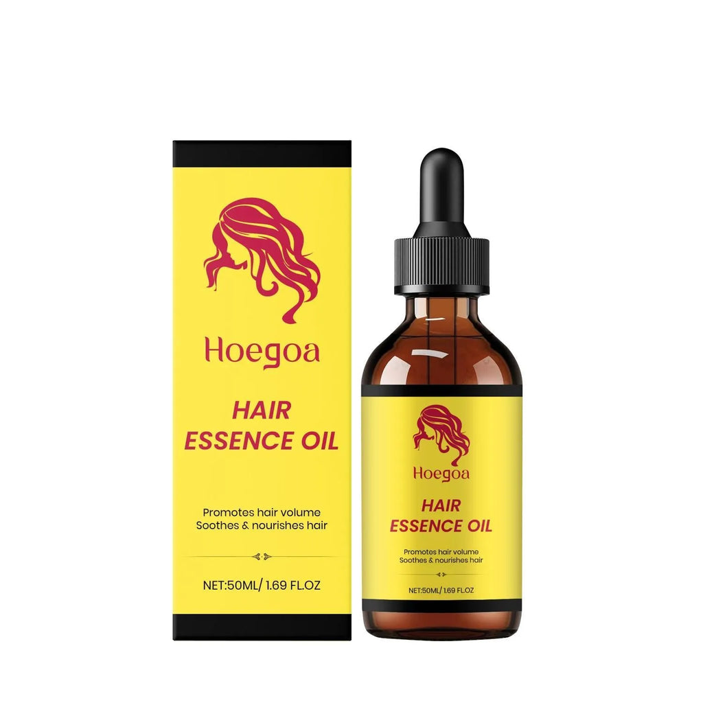 50ml bottle of moisturizing hair care liquid with coconut and rosemary oils