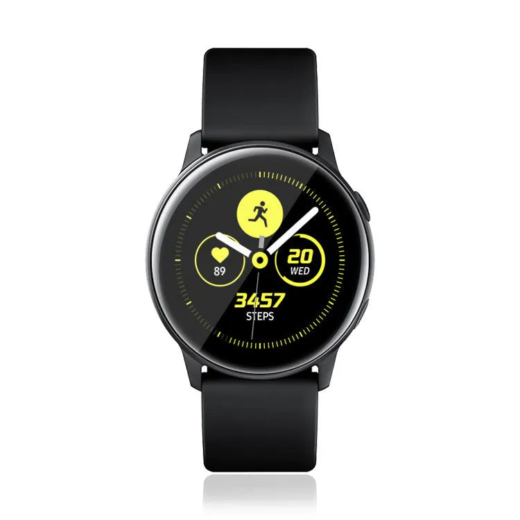 Samsung Galaxy Watch Active tempered glass screen protector with transparent finish