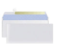 Blue tamper-evident self-adhesive confidential envelope measuring 105mm by 240mm.