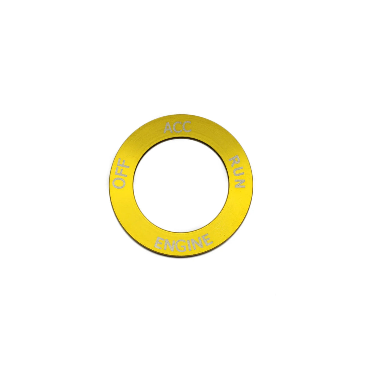Aluminium alloy air conditioning knob decorative ring for Dodge Challenger and Grand Cherokee interior.