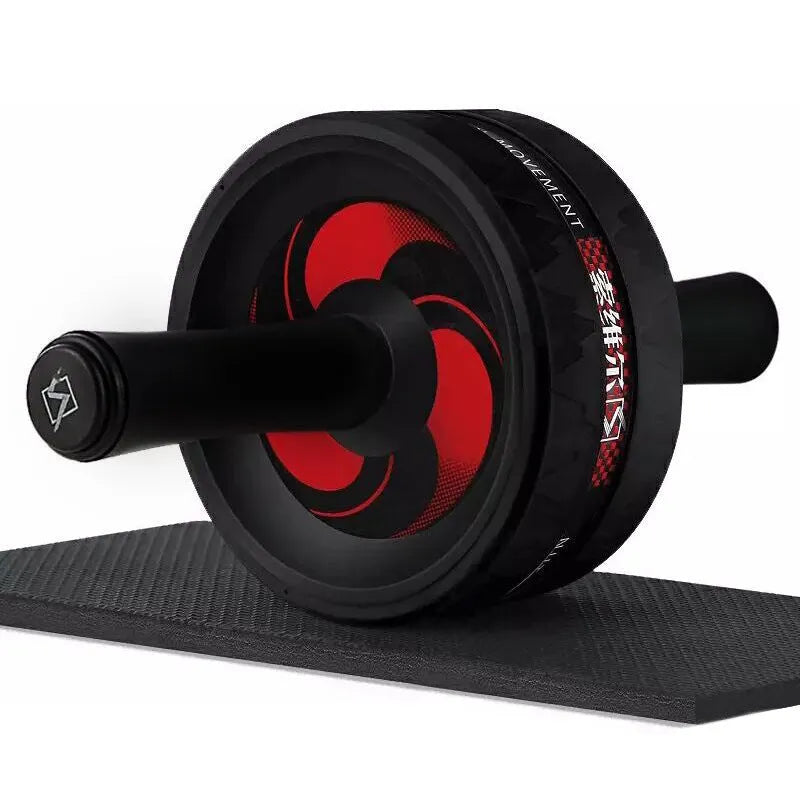 Abdominal wheel fitness equipment for core strengthening exercises with wheel configuration options