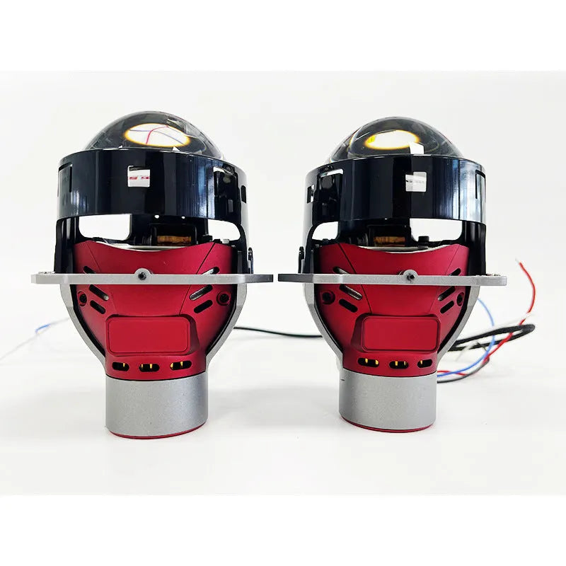 Intelligent follow-up steering headlight with aviation aluminium body, three-inch glass lens, 4.5A, 9-16V