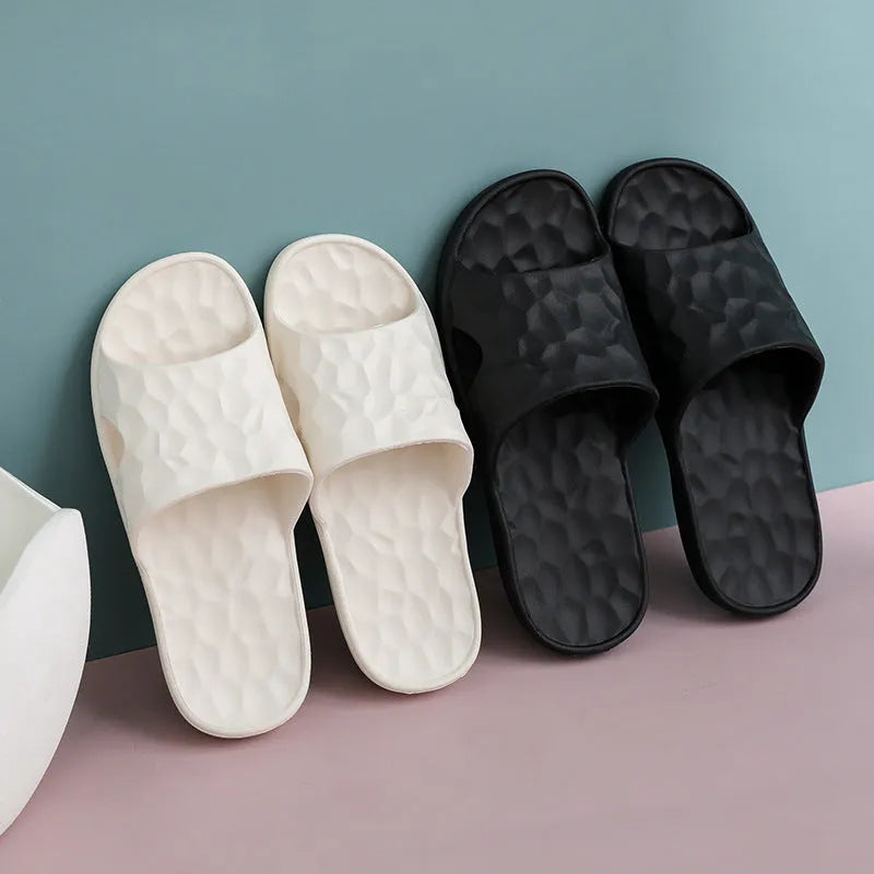 Unisex EVA flip-flop slippers in candy colours, anti-skid sole, sizes 35-44