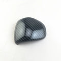 Car gear shift cover with carbon fibre pattern finish
