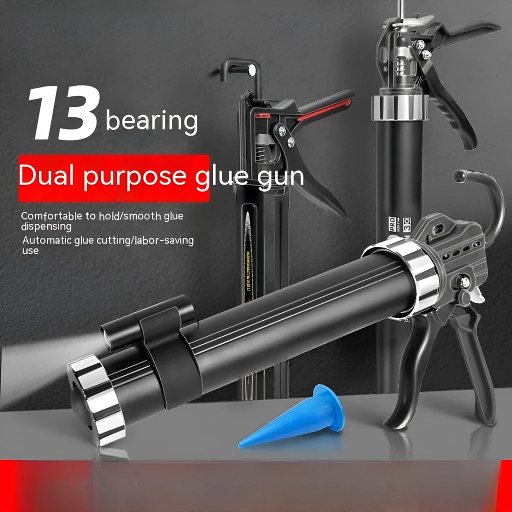 13 bearing structure aluminium alloy automatic adhesive breaking glass glue gun 545x220mm