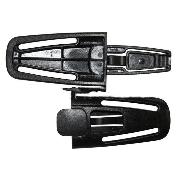 Black nylon seat belt buckle lock button for child safety seat 5-point harness systems