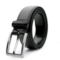 Men's genuine leather casual belt with alloy buckle in wild 95 grain pattern