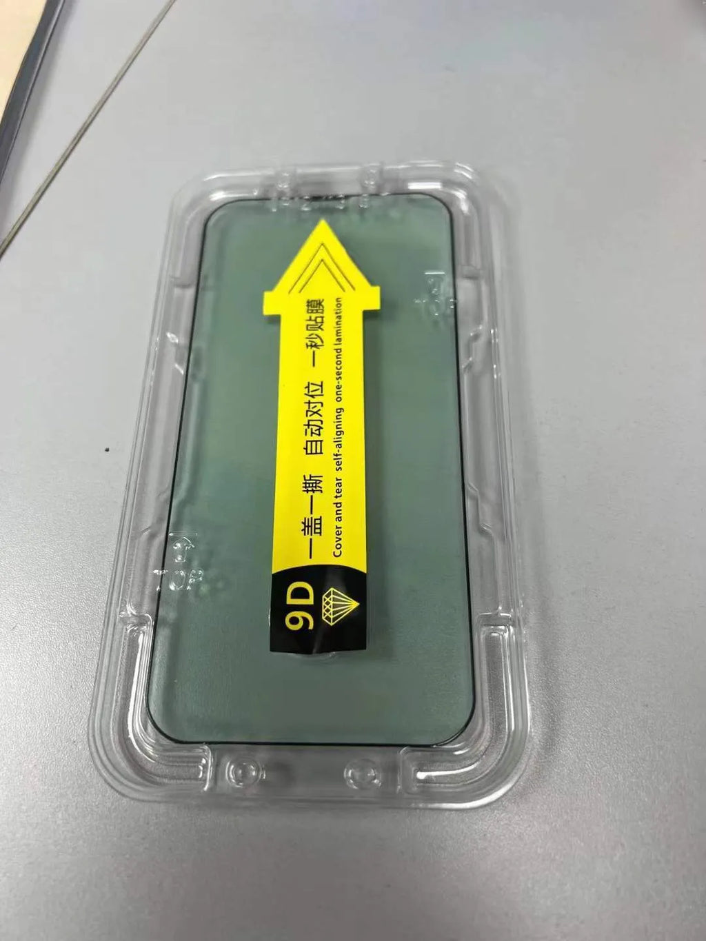 Tempered glass front film for iPhone 13 to 11 series, full transparent HD, 9D second sticker box set