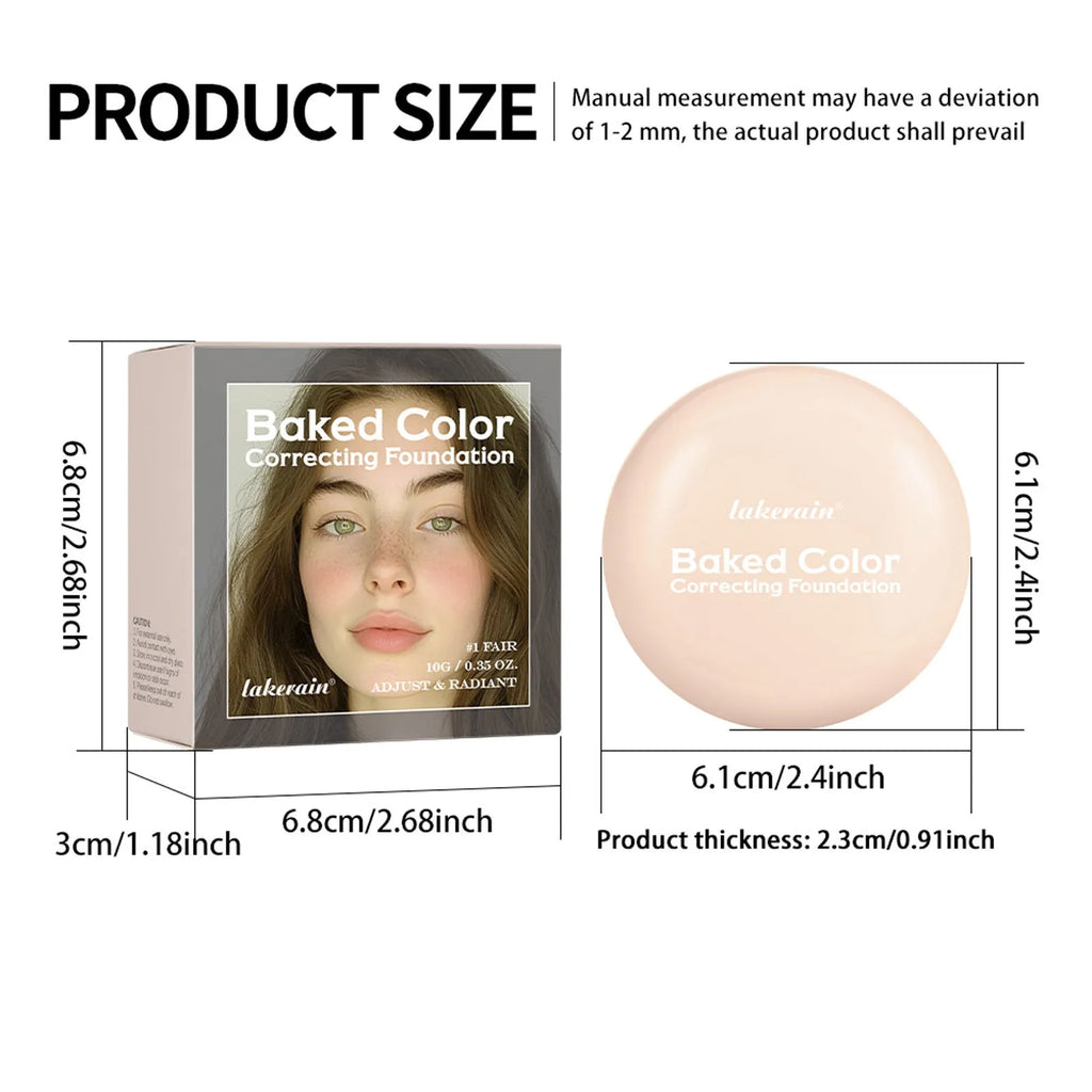 Natural face powder palette with blush highlight bronzer 10g multi-colour pans