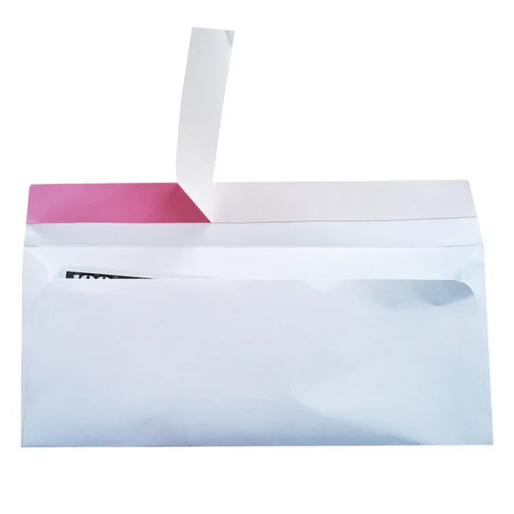 Blue tamper-evident self-adhesive confidential envelope measuring 105mm by 240mm.