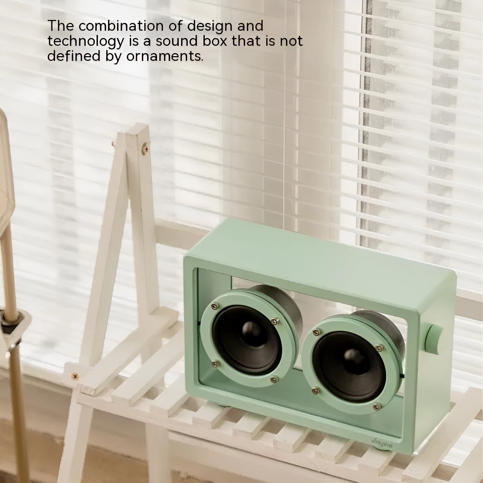 High-power bass wireless Bluetooth speaker in black showing front grille with dustproof housing and control panel
