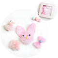 Korean Princess Series children's card hair accessories set in gift box with five hairpins