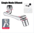 Swivel universal extension bubbler faucet with 1080-degree rotation and dual water modes