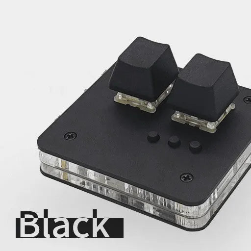 Compact white USB wired keyboard with multimedia keys and touch panel on a desk