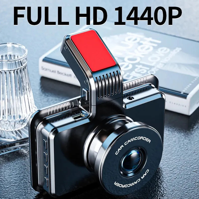 3-inch HD car DVR with dual lens camera for front and rear vehicle recording