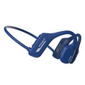 Bone conduction swimming Bluetooth headset with black ear-mounted design and 8GB onboard memory for waterproof audio
