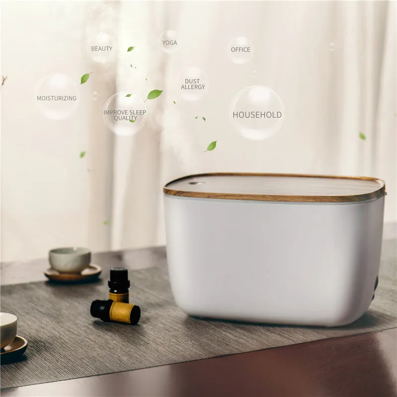 GX-22K household aromatherapy diffuser and humidifier with night light, showing control panel and water tank