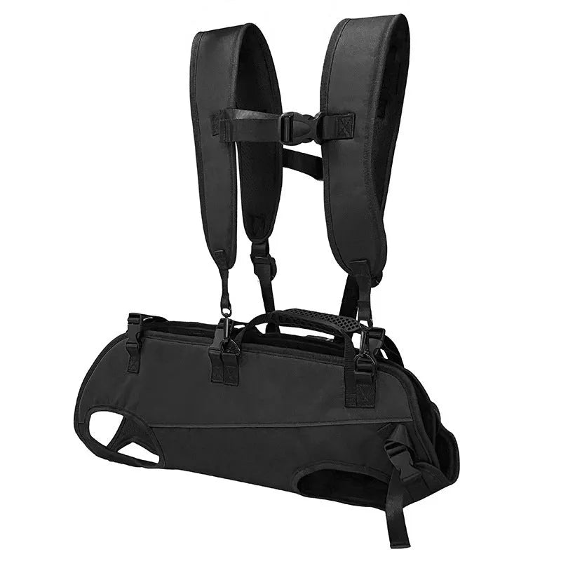 Solid colour Oxford cloth pet backpack carrier shown in multiple two-tone colour options.