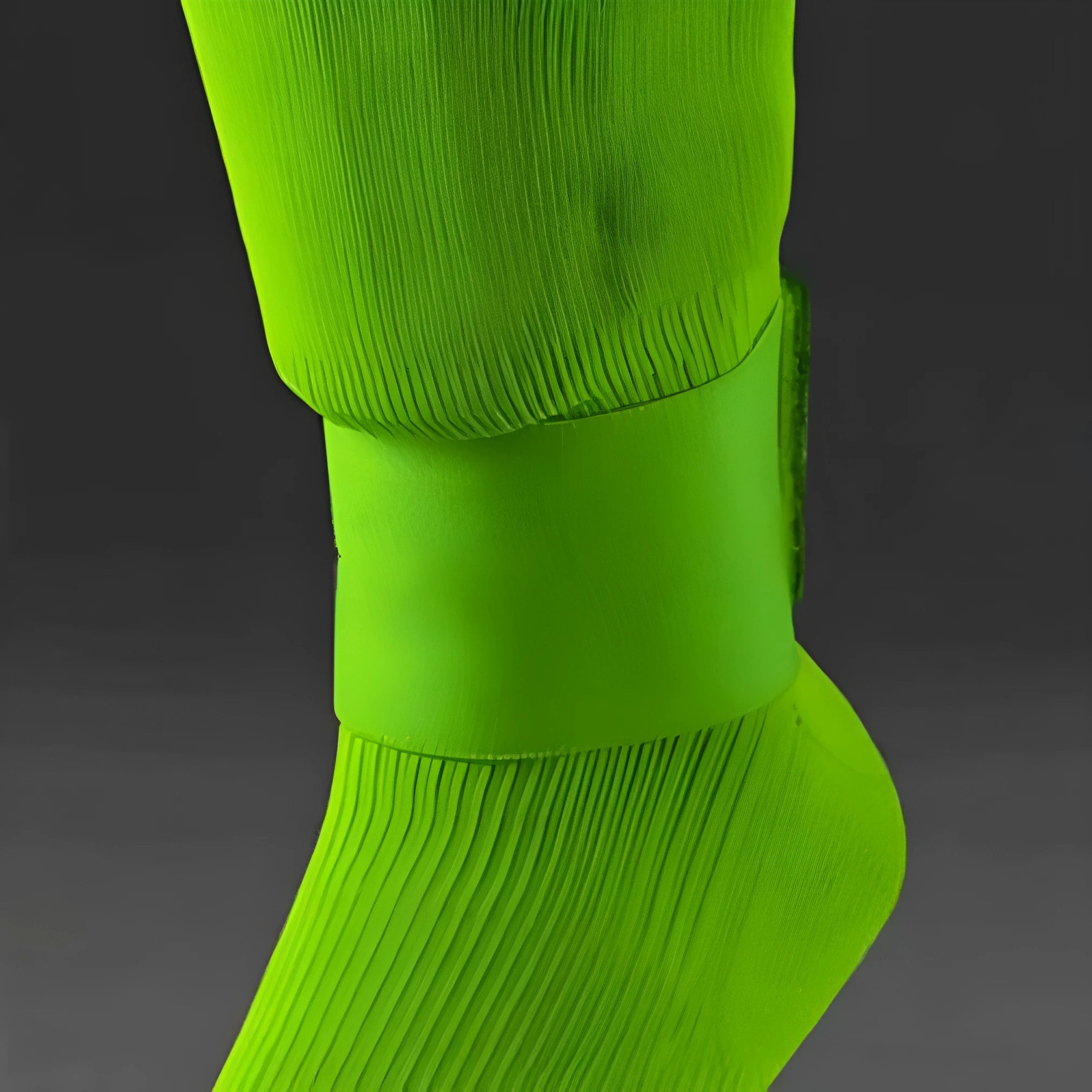 Rubber football shin guard magic tape belt in four colours for sports protection