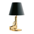 Nordic resin desk lamp in plated gold or silver Pistol or M16 design, 235x425mm, 220V US plug