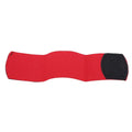 Rubber football shin guard magic tape belt in four colours for sports protection