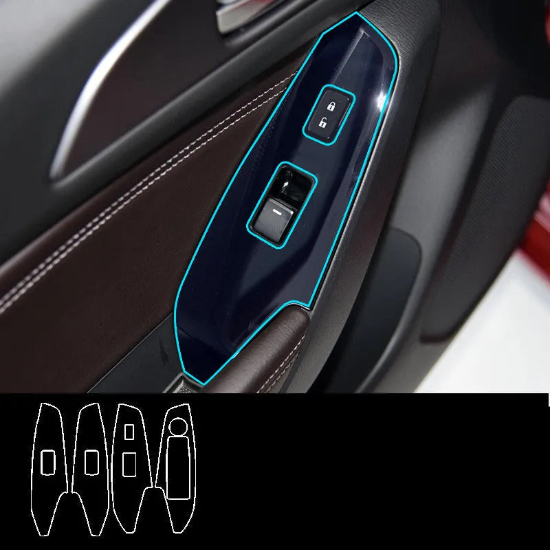 TPU protective film for car window switches on 2014-2019 vehicles