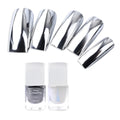 Mirror Nail Polish high-shine chrome finish reflective mirror effect nail lacquer