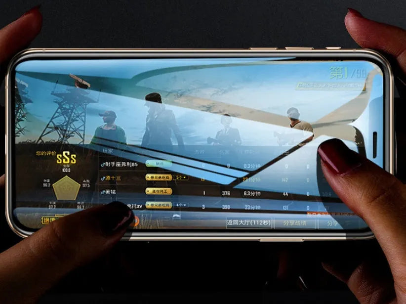 Full coverage anti-glare tempered glass screen protector for Samsung Galaxy phones.