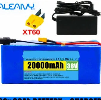 36V lithium battery pack 10S4P with outgoing cable terminal for electric scooter consumer electronics