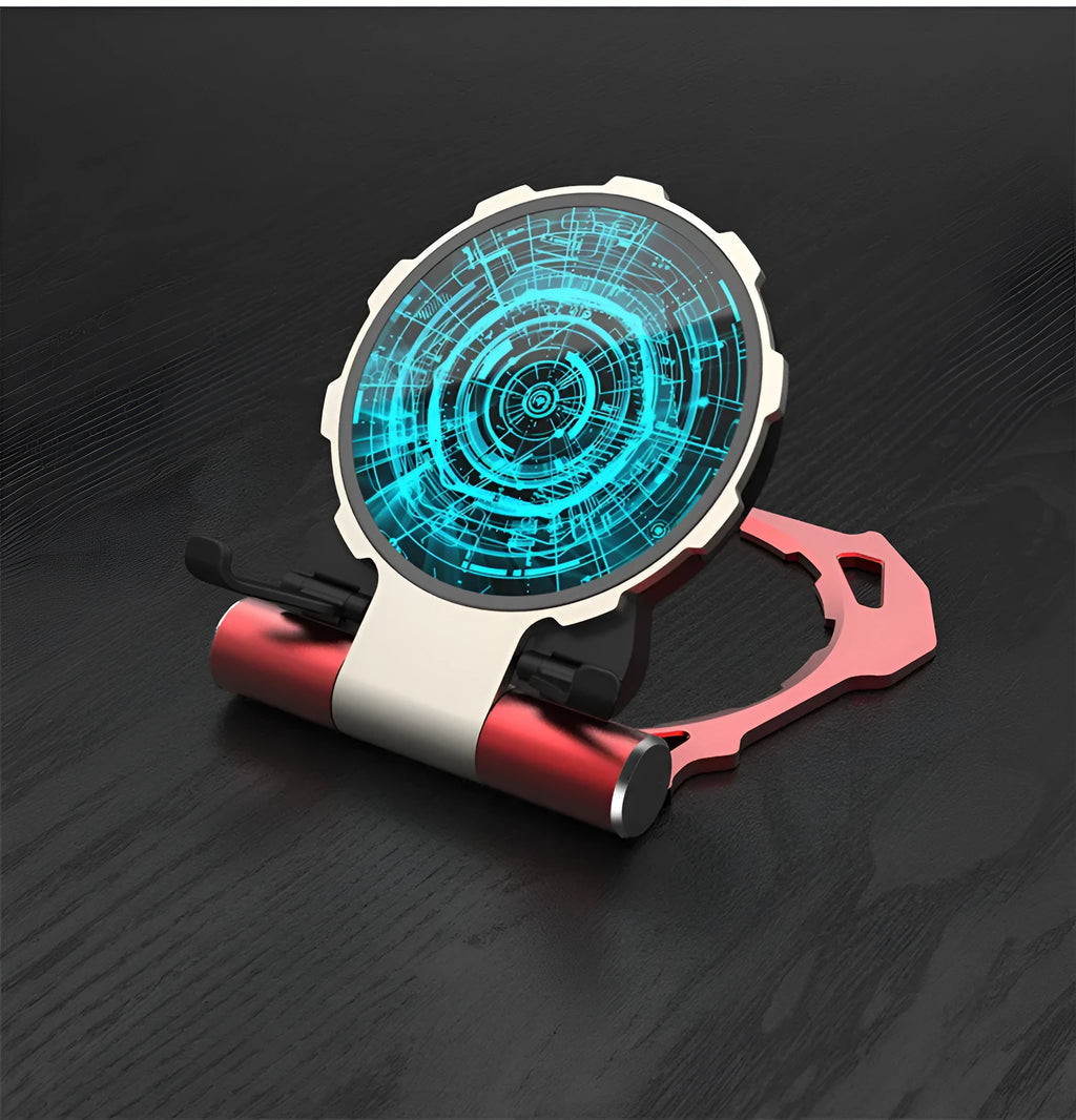 Iron Man metal QI wireless charger stand with 15W fast charging pad and silicone base