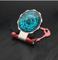 Iron Man metal QI wireless charger stand with 15W fast charging pad and silicone base