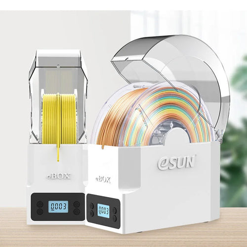 eBOX Lite 3D printing consumables drying storage box with wire heating system and multiple international plug options