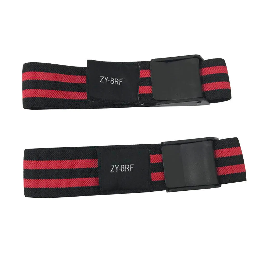Blood flow restriction training belt, natural latex elastic band, 25in x 2in, four colour options
