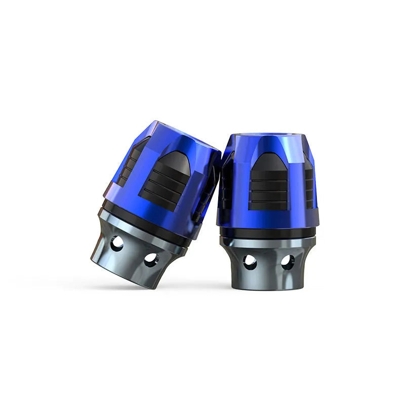 Aluminium alloy fork cup pair in anodised colours for electric car and motorcycle front axle