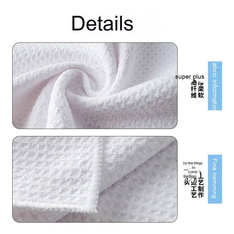Waffle weave golf ball cleaning cloth towel showing texture detail and colour options